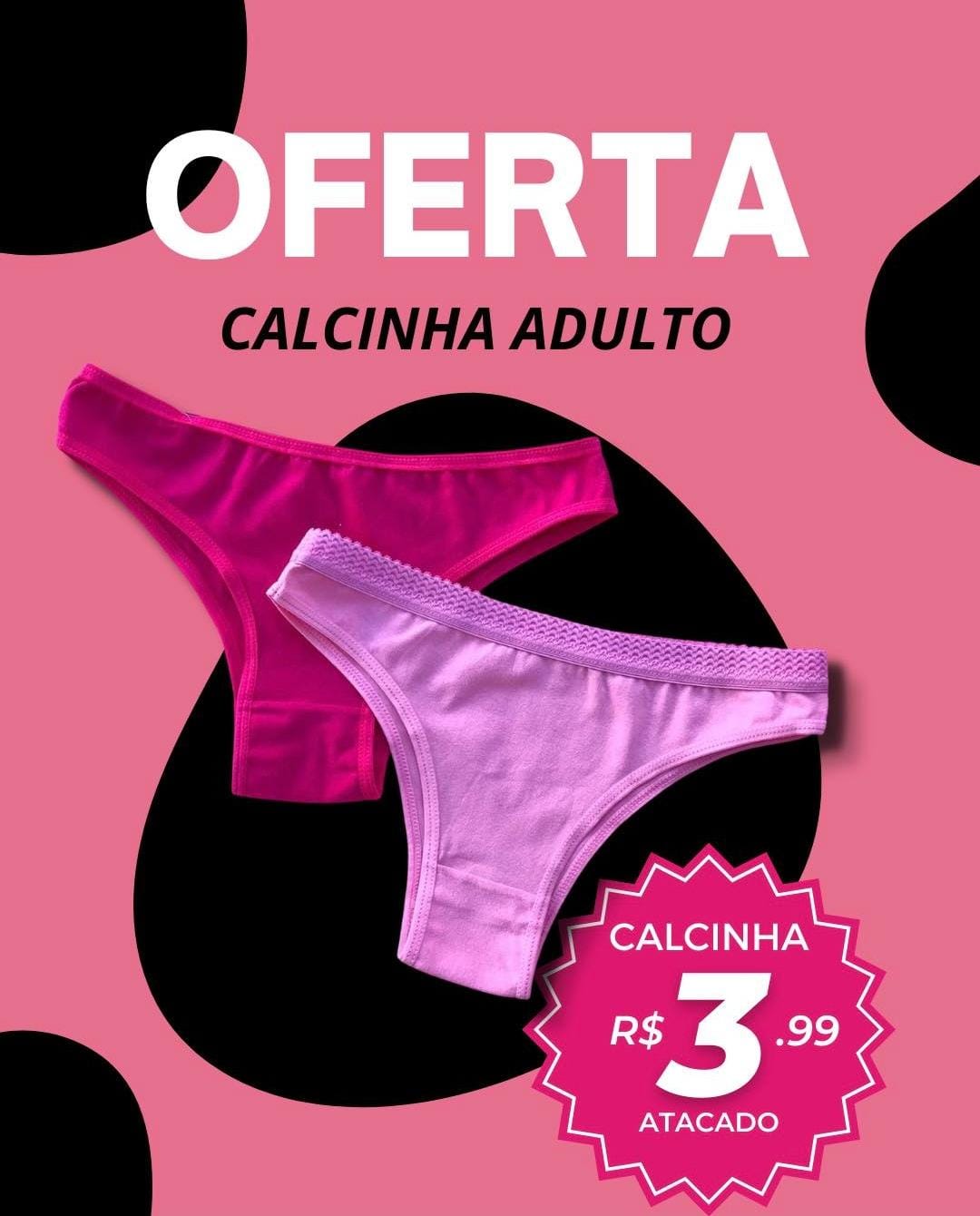 Oferta de calcinha adulto
