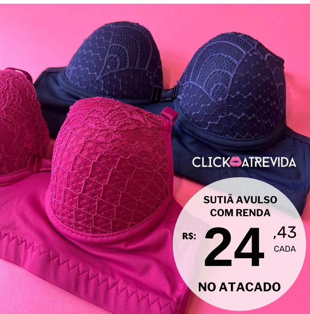 Sutiã avulso com renda