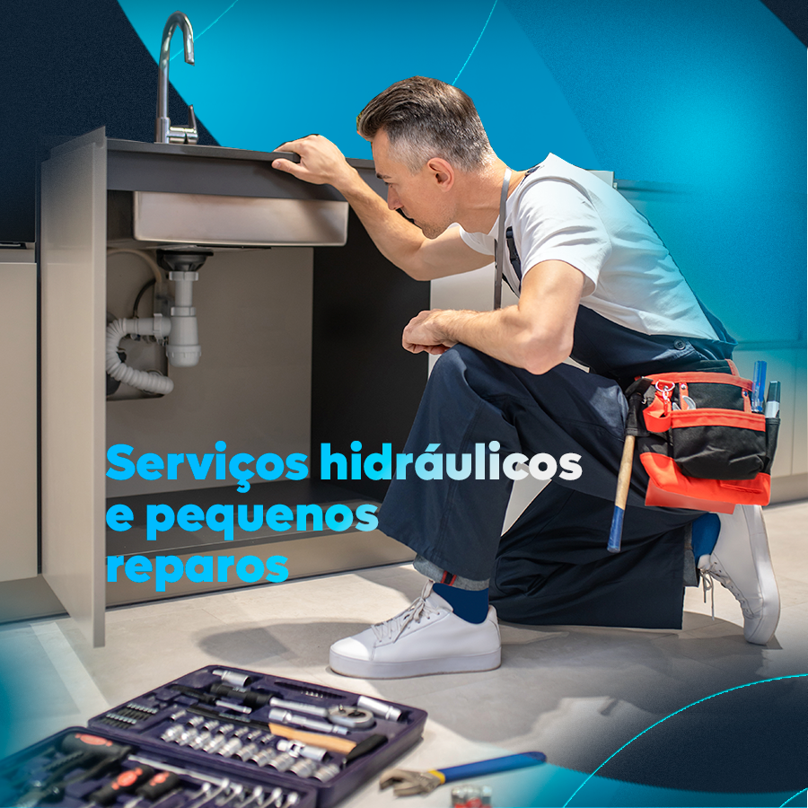Serviços hidráulicos e pequenos reparos