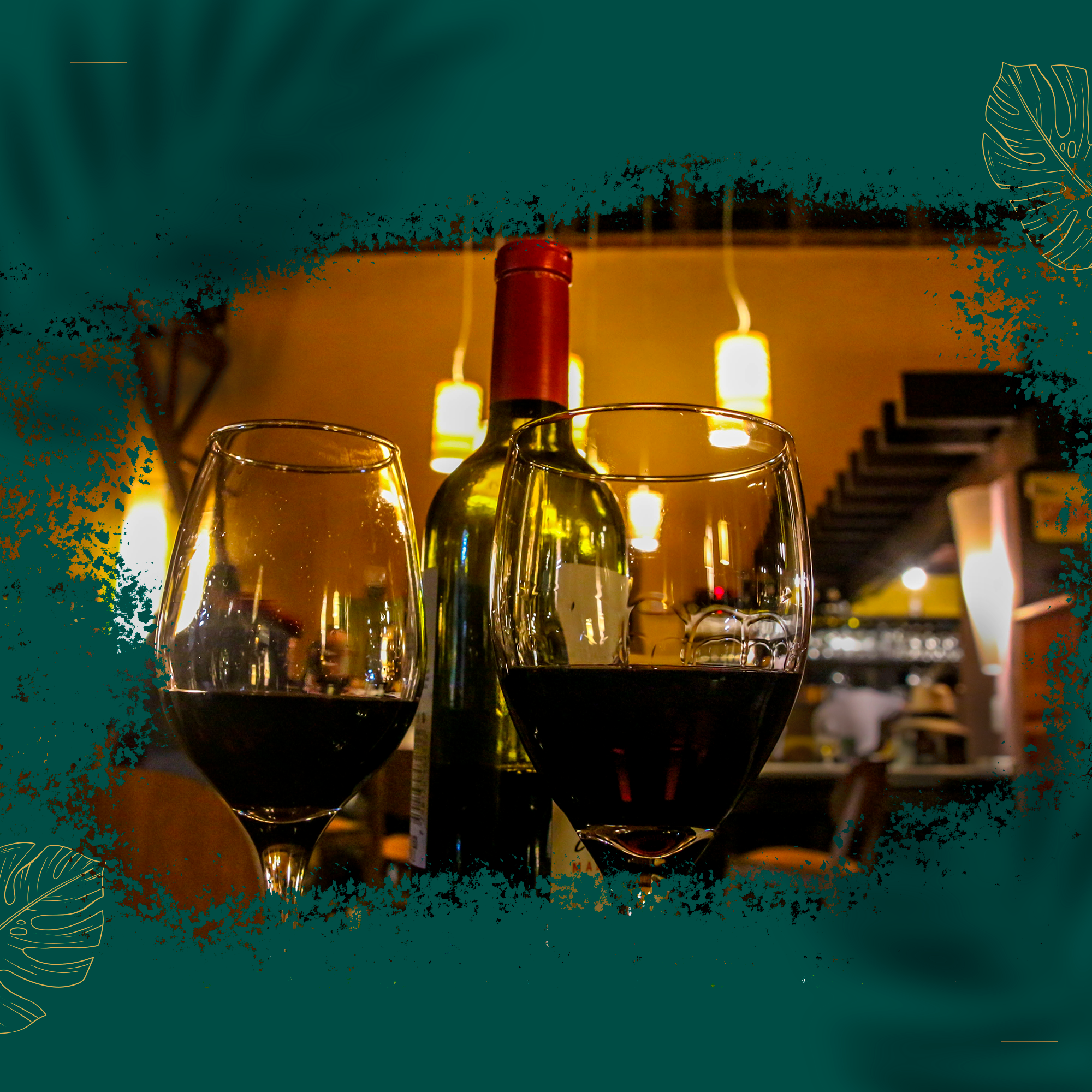 Carta de Vinhos e Drinks: