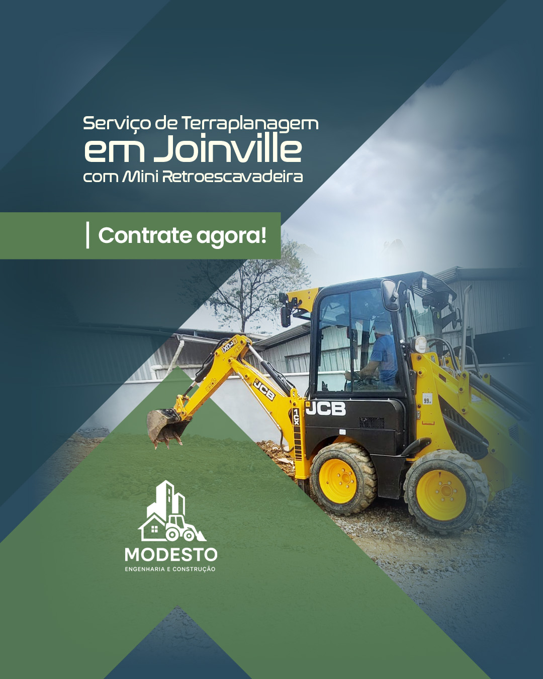 Serviço de Mini Retroescavadeira